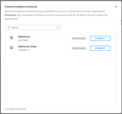 Connect Accounts